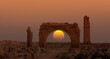 © muratart - Ruins of the ancient city of Harran - Urfa , Turkey (Mesopotamia) at amazing sunset - Old astronomy tower