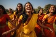 © Aksana - diwali young indian happy girls rejoice in the holiday