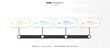 © Papilouz Studio - Process of circle infographic with 4 steps. Steps business timeline process infographic template