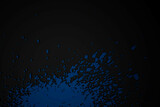 Fototapeta  - Niebieska plama na czarnym tle