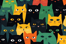 Pattern With Cats