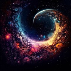 Wall Mural - planet in space