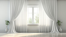 White Luxury Curtains For Doors And Windows Home Decorations For Living Room And Modern Style