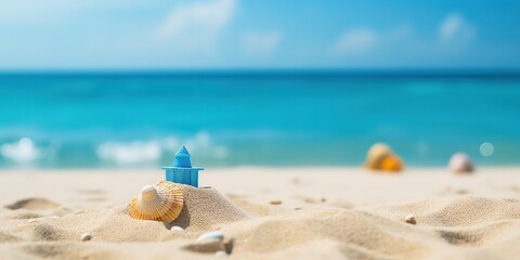 Wall Mural - Summer sand and tropical sea