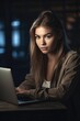 © primopiano - shot of a young woman using her laptop to learn a new language