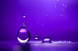 canvas print picture - water drop splash