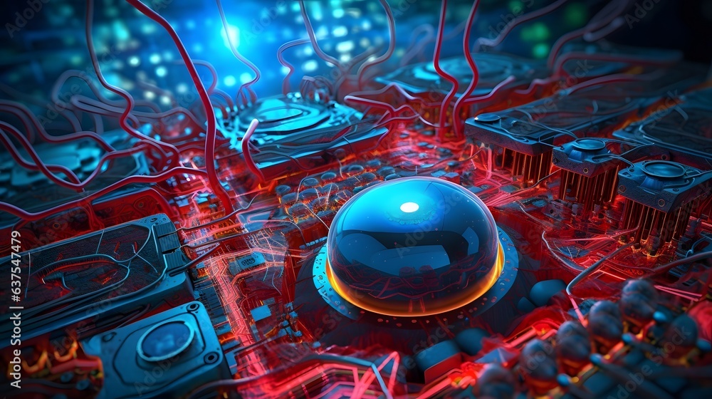 Neuro computer with cell, artificial intelligence neural network ...