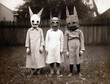 © Gary - Kids wearing vintage Halloween costumes in the 1940’s