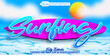 © Anka Design - Cartoon Surfer Vector Editable Text Effect Template