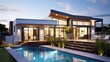 Contemporary luxury modern home exterior design