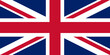 United Kingdom flag isolated in official colors and proportion correctly