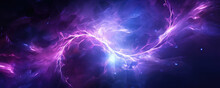 A Brilliant Swirl Of Copper Violet And Turquoise Plasma Dances A The Stars The Energized Particles Swirling Around A Glowing Core In A Mesmerizing Cyclone. Sporadic Bolts Of Firered Plasma Can Be Seen