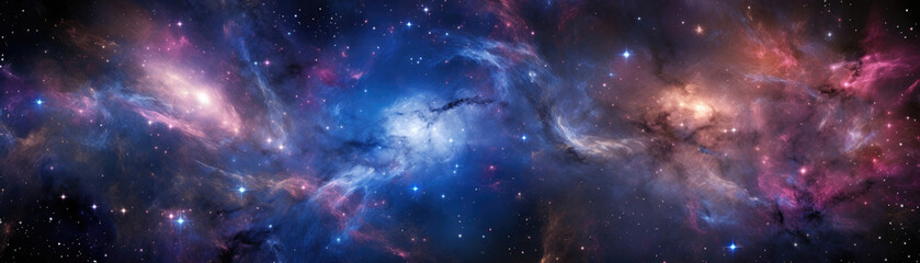 Wall Mural - a breathtaking view of a celestial wonderland of vibrant star s and high energy nebulas sparkling ag