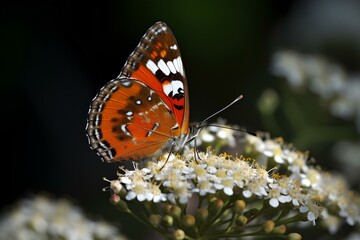 Wall Mural - butterfly on a flower made by midjourney