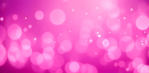 Wall Mural - Pink abstract background with bokeh. New Year Celebration wallpaper. Generative ai art