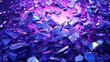 © Image Lounge - Purple Colored Shuttered Broken Glass Background Generative AI