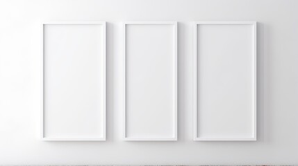 Aufkleber - Vertical artwork templates in interior design . Mockup image