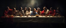 The Last Supper Of Jesus Christ And His Followers
