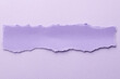 © amixstudio - Art collage of pieces of ripped paper with torn edges. Sticky notes collection lilac colors, shreds of notebook pages. Abstract background.