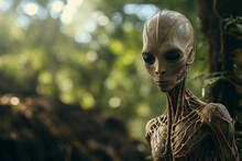 Mysterious Extraterrestrial Captivated By Nature's Secrets