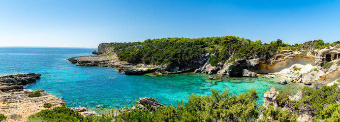 Italy Archipelago Toscano Livorno, visit to the island of Pianosa, bay of bruciato