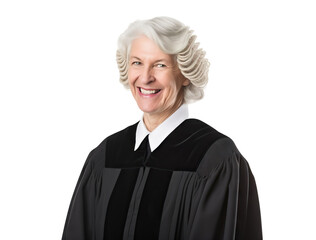 Poster - Smiling judge portrait, cut out