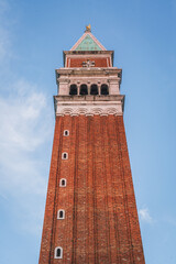 Sticker - St Mark's Campanile, the bell tower of St Mark's Basilica in Venice, Italy