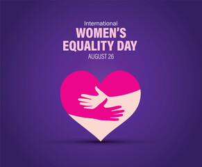 Wall Mural - Women's Equality Day concept vector illustration.
