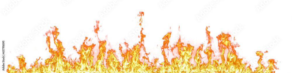 Fire flame on transparent background isolated png... Stock Photo ...