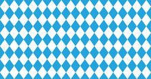 Bavarian Oktoberfest Seamless Pattern With Blue And White Rhombus Flag Of Bavaria Oktoberfest Blue Checkered Background 