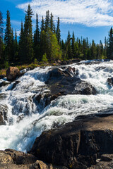 Wall Mural - Cameron River Falls in Hidden Lake Territorial Park, Northwest Territories, Canada