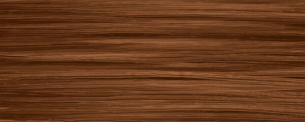 Wall Mural - Uniform walnut wooden texture with horizontal veins. Vector wood background. Lining boards wall. Dried planks. Light wooden texture. Сut tree. Colored laminate. Cherry wood