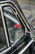 Dreizylinder Zweitakter Limousine in Schwarz der Fünfziger Jahre mit Regentropfen auf dem Ausstellfenster beim Oldtimertreffen Golden Oldies in Wettenberg Krofdorf-Gleiberg bei Gießen in Hessen