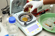 © Andri - automatic moisture analyzer device for checking moisture content in oil and calculating to % moisture content of used cooking oil for biodiesel.