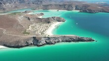 Balandra, Baja California Sur, México, Dron 4k