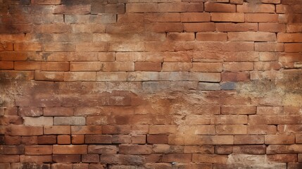 Canvas Print - Old brick wall texture background. generative ai