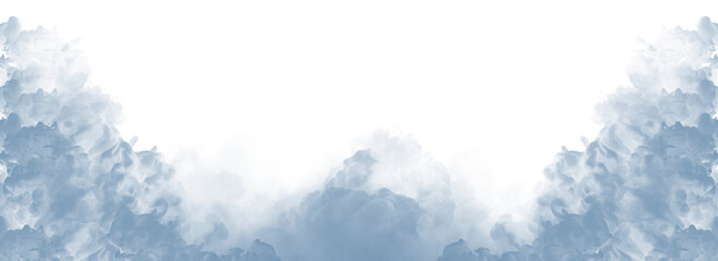 Wall Mural - color smoke transparent background