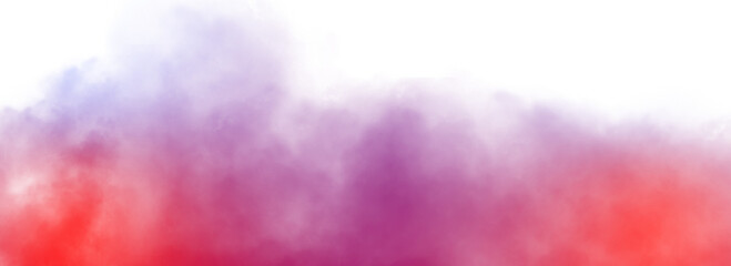 Wall Mural - color smoke transparent background