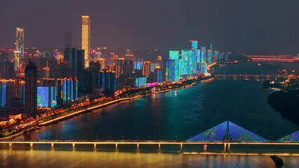 Wall Mural - Cityscape of Changsha, China