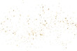 canvas print picture - Gold glitter. Golden sparkle confetti. Shiny glittering dust.
