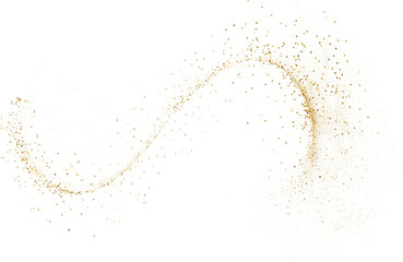 Wall Mural - gold glitter. golden sparkle confetti. shiny glittering dust.