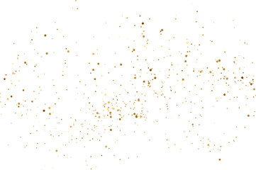 gold glitter. golden sparkle confetti. shiny glittering dust.