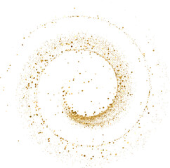 Wall Mural - gold glitter. golden sparkle confetti. shiny glittering dust.