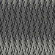 Monochrome Moiré Effect Textured Herringbone Pattern