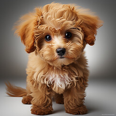 Poster - Cute poodle dog