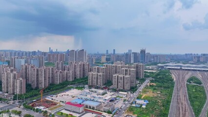 Wall Mural - Cityscape of Changsha, China