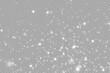 © blagorodez - Realistic falling snow.Christmas background.Isolated on transparent background.