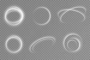 Poster - Magic spiral with sparkles.White light effect.Glitter particles with lines.Swirl effect.