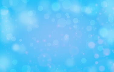 blue bokeh background