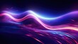 Abstract neon high speed waves racing background 
